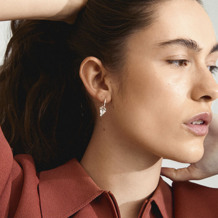 Pilgrim JULES earrings silver-plated Sølv