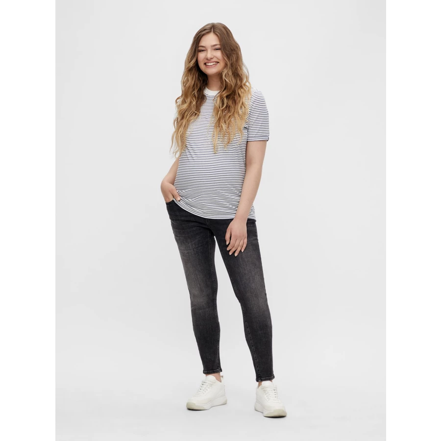 mama;licious Umstandsjeans MLCALIFORNIEN dark grey denim