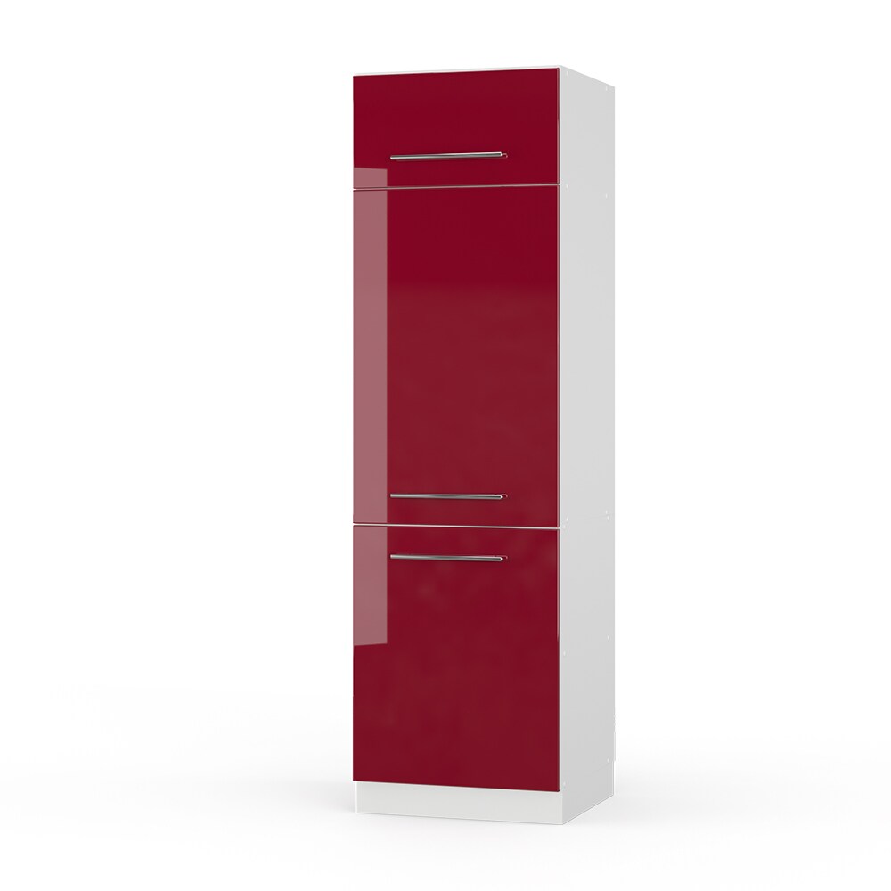 VICCO Kühlumbauschrank 60 cm Küchenschrank Hochschrank Küchenzeile Fame-Line