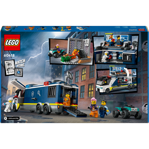 LEGO City Politiets Mobile Kriminallaboratorium - 60418