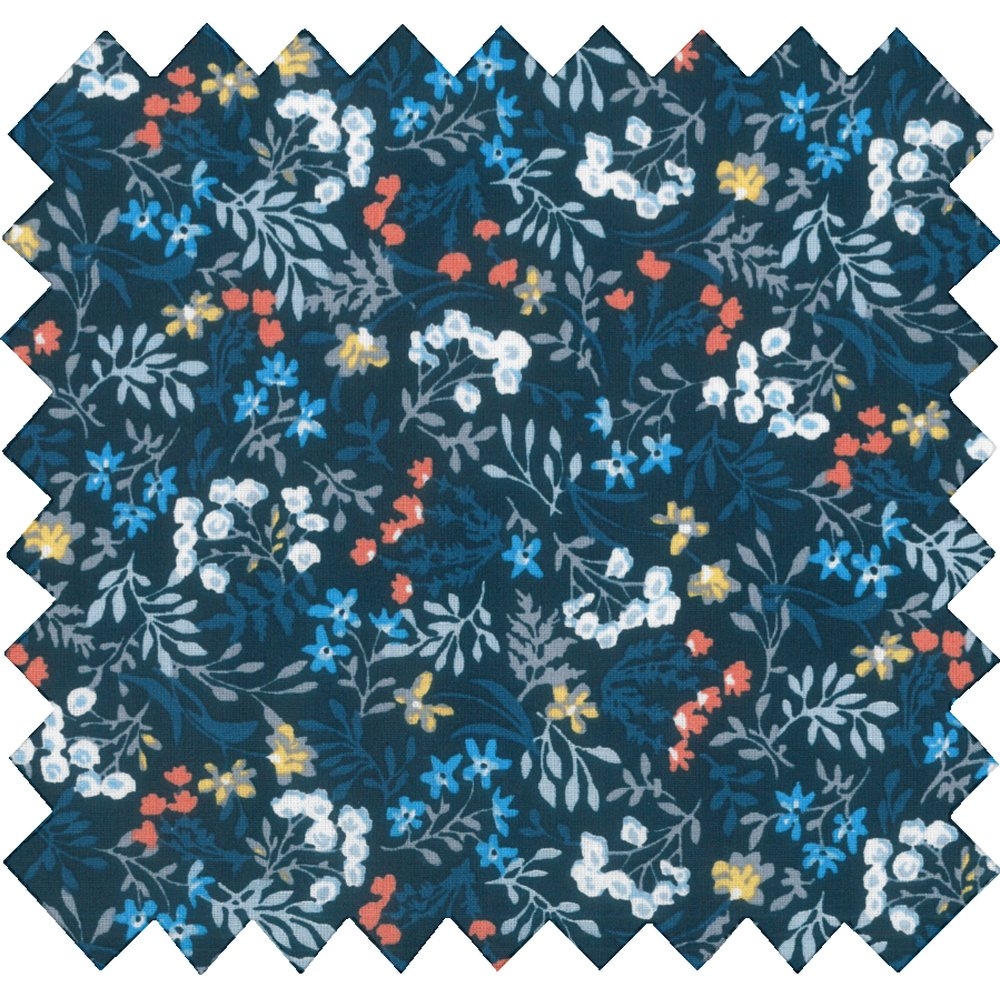 Coupon Tissu 50 Cm Herbier Marine Ex1085