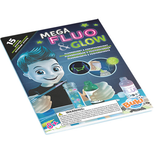 Buki glow in the dark en fluoriserende experimenten