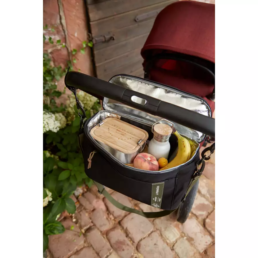 LÄSSIG Kinderwagentasche Buggy Shopper isoliert schwarz