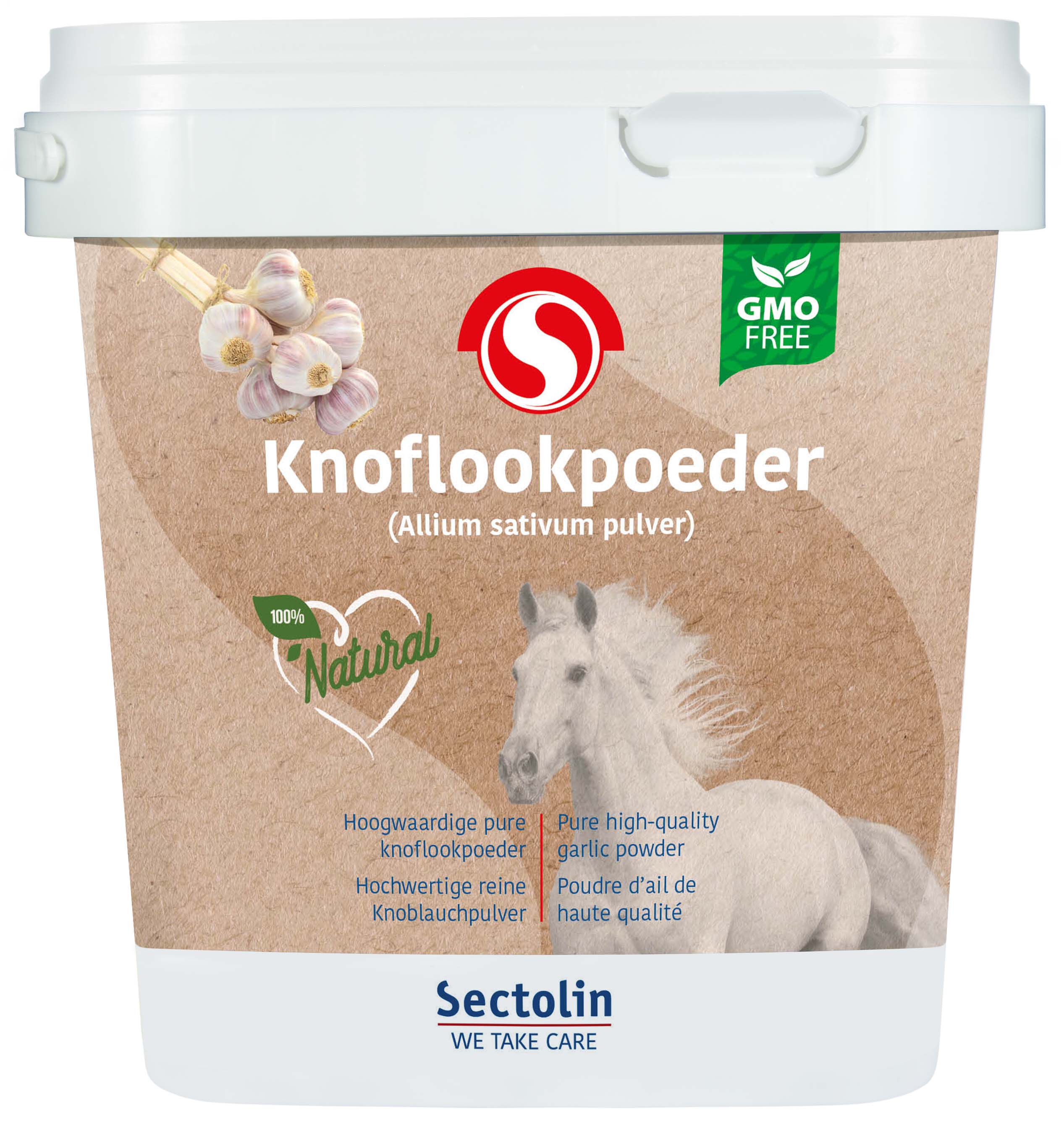 Sectolin Knoflookpoeder - Weerstandsupplement Paard - 1 Kilogram