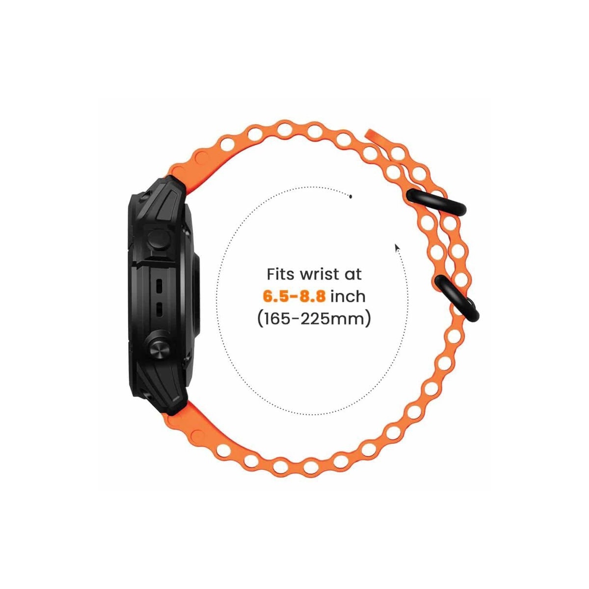 Ocean klokkereim Garmin Descent Mk2 - Oransje