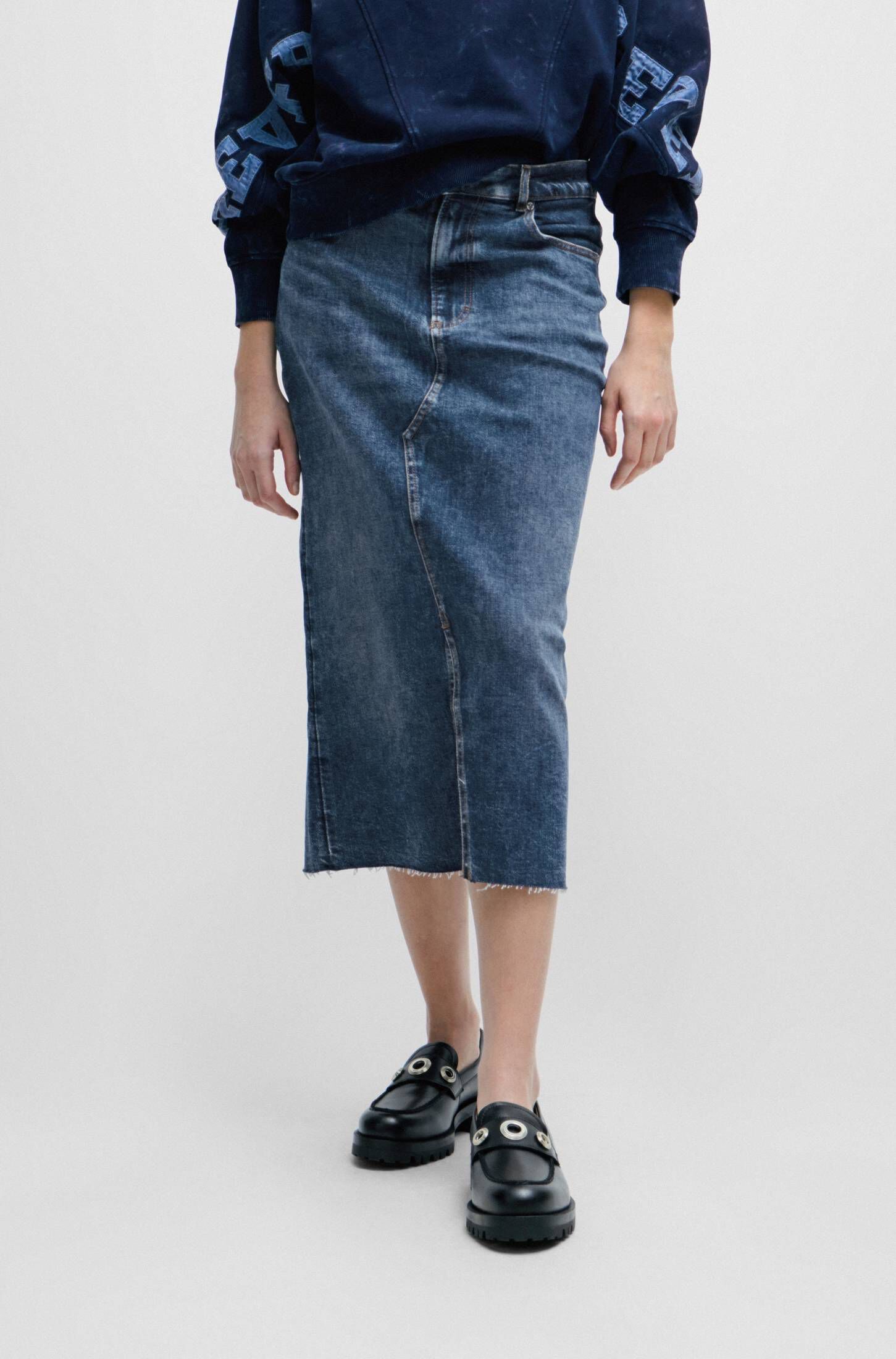 BOSS| Damen Jeansrock
