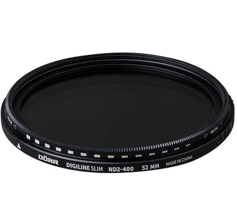 Graufilter Digiline Slim Variabler ND2-400 – 52 mmVariabler Graufilter reduziert die Lichtmenge