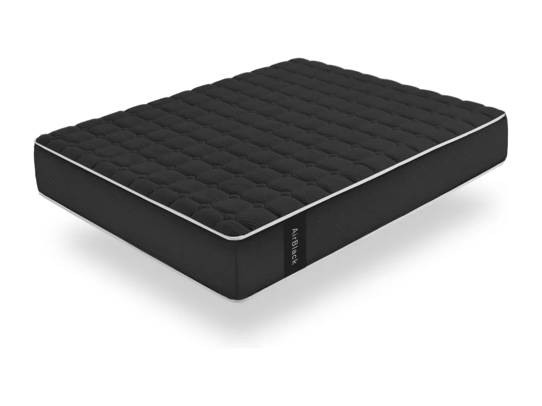 Matelas Mousse à memoire de forme Air Black, 27 cm - Moonia