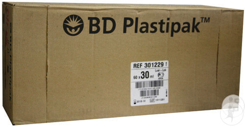 BD Plastipak Seringue Luer-Lock 30ml Pièces 60 (301229)