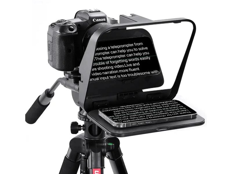 Ulanzi Teleprompter für Smartphones/Kameras RT02 Teleprompter für Handys, Tablets und Kameras