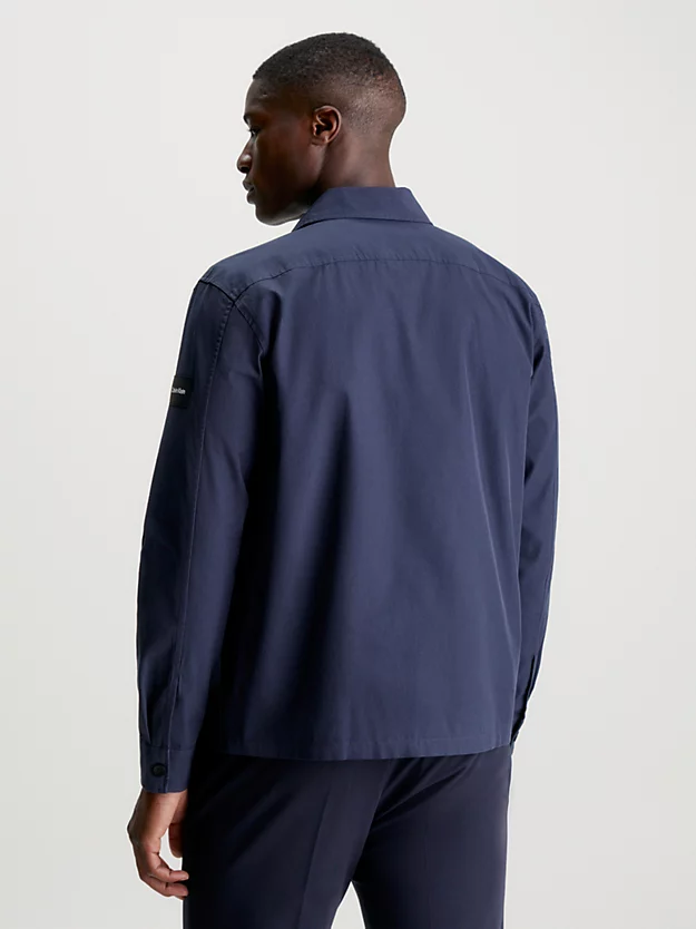 Camisa de sarja quadrada