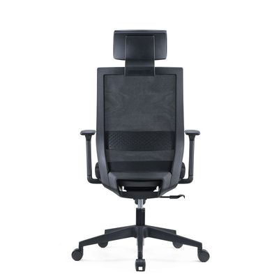 Fauteuil de bureau MAXIM - accoudoirs réglables - Appuie tête - noir