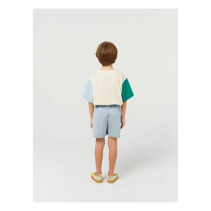 Bobo Choses Exclusivité Bobo Choses x Smallable - Short Denim Brodé | Bleu jean