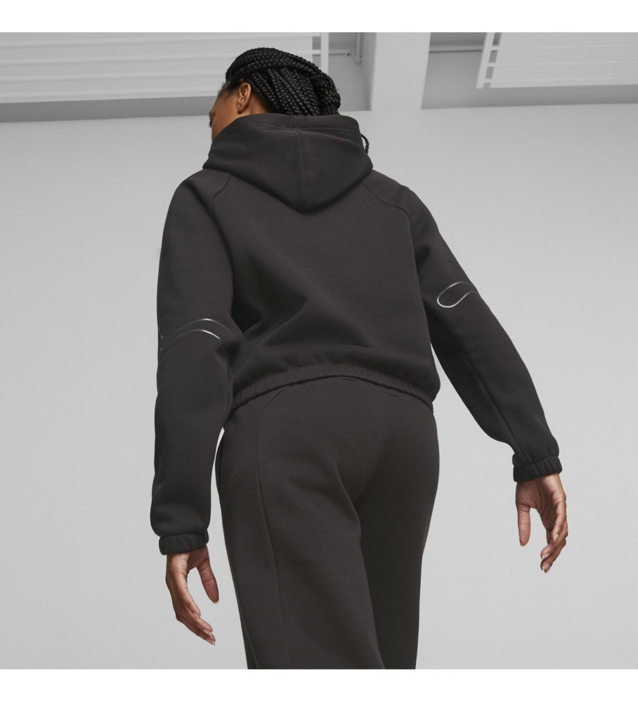 Moletom preto Puma Motion Cat
