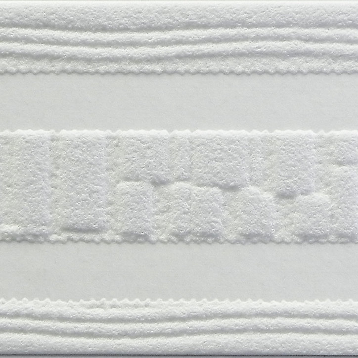 Bordure adhésive vinyle expansé Gilia GoodHome blanc