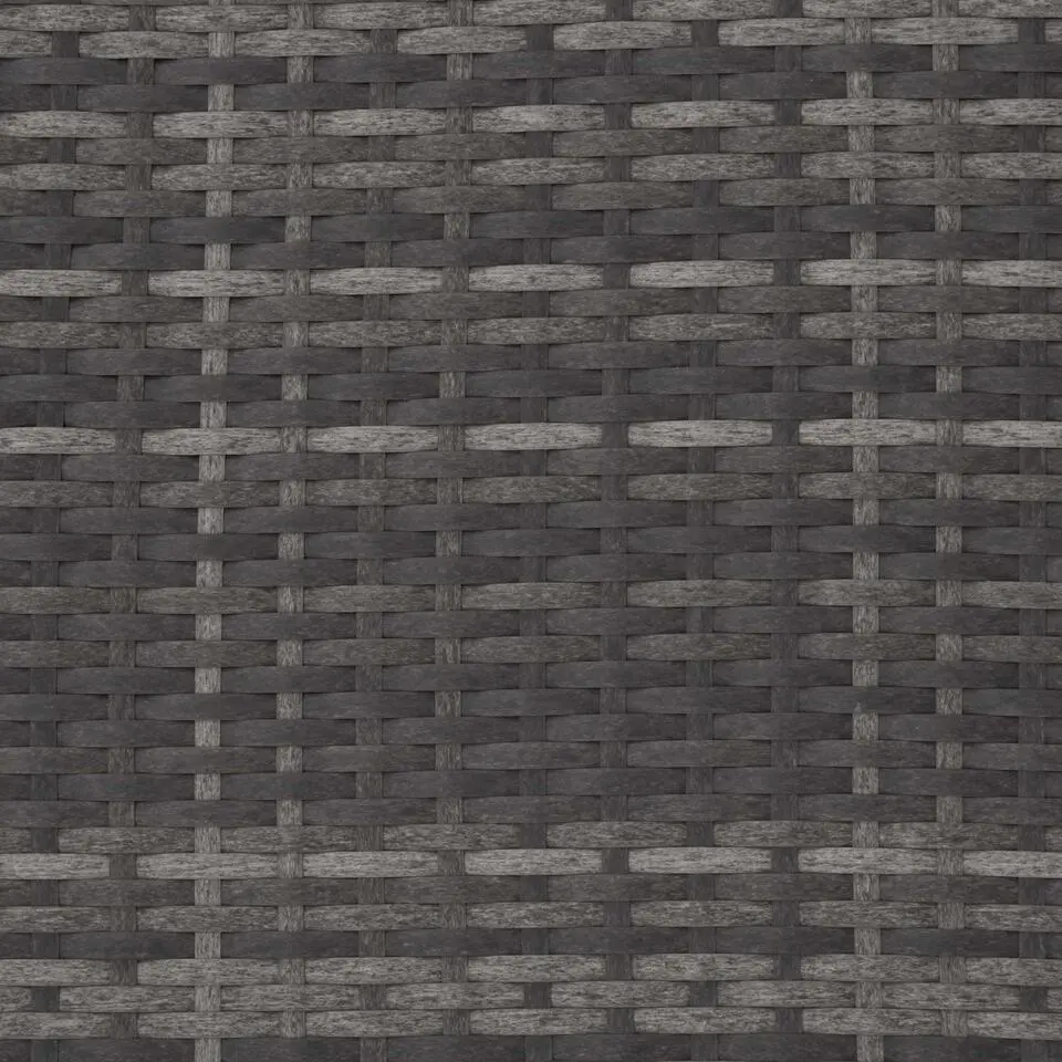 tectake Wicker tuinset Lausanne 2 1 - Grijs