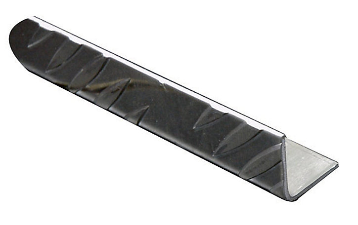 Cornière égale damier aluminium brut 40 x 40 mm, 1 m