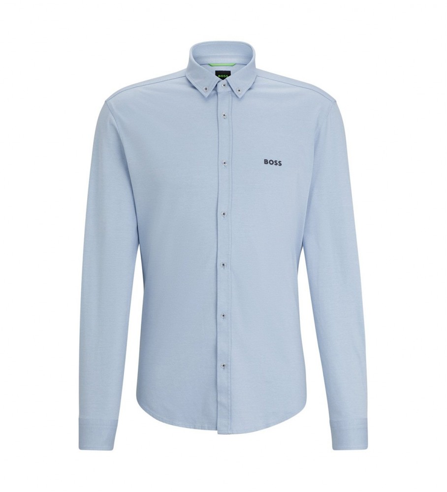 Camisa azul BOSS Biador R