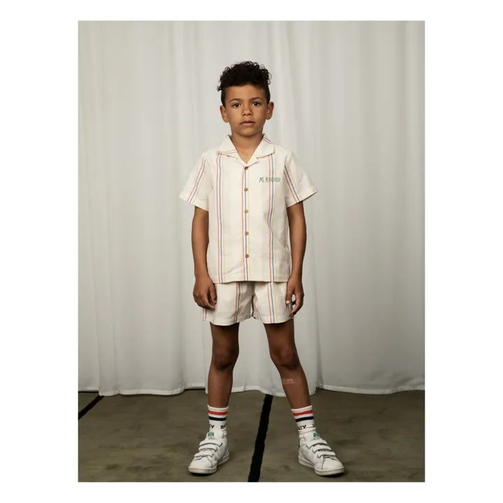 Mini Rodini Chaussettes Sporty Coton Bio | Blanc