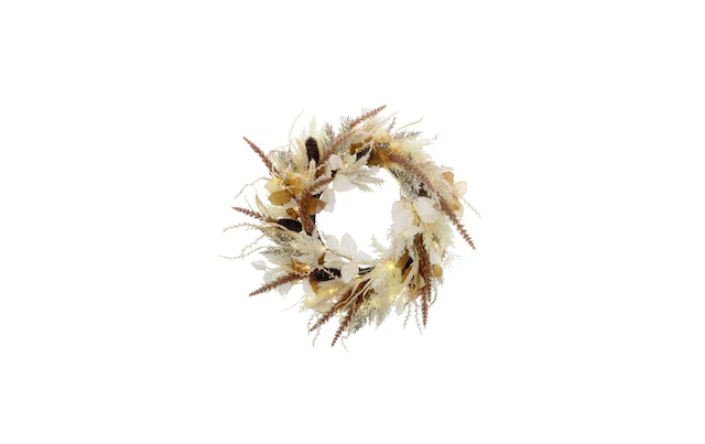STT LED Dekofigur »Flower wreath« Warmweiss