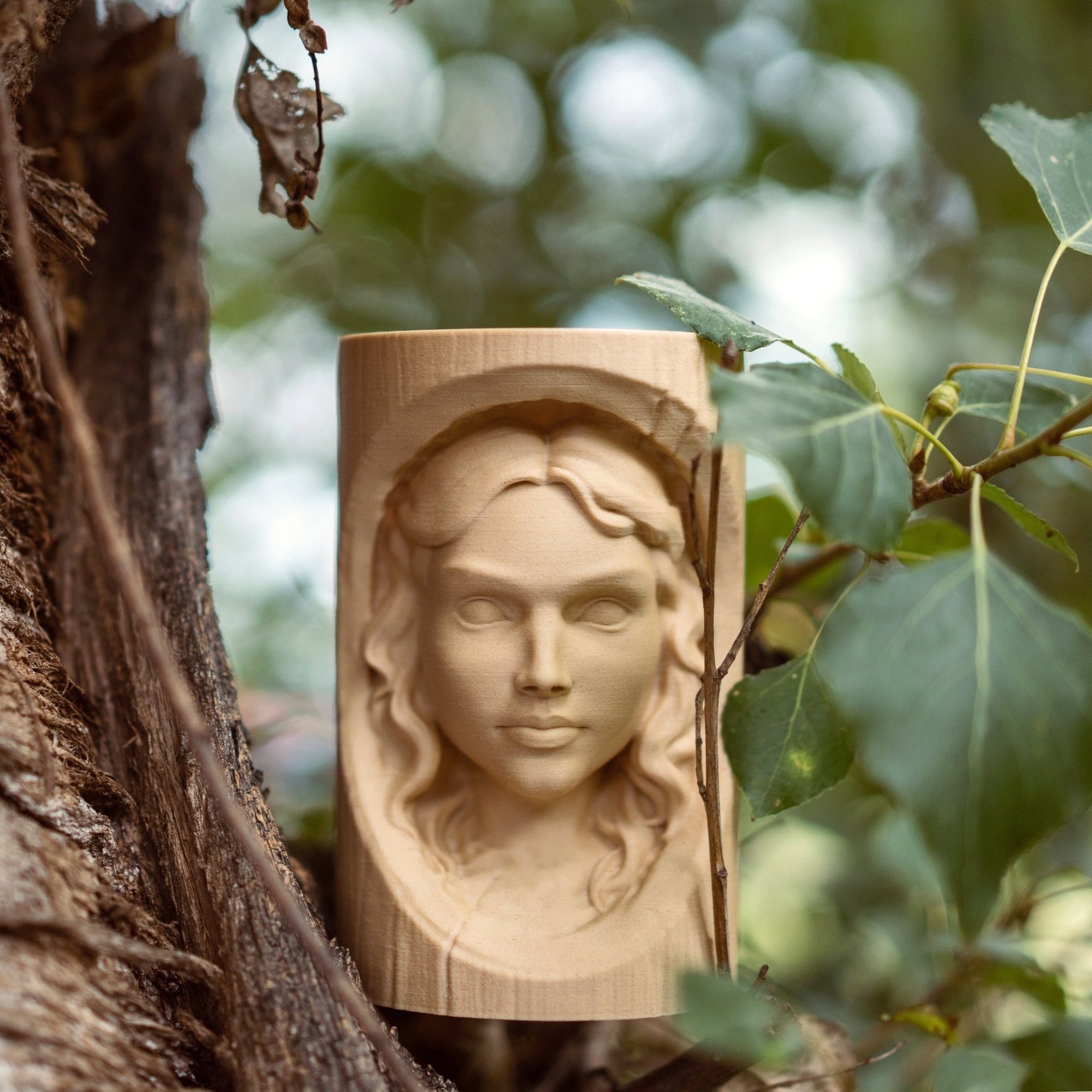 Prusa  Prusament Woodfill Linden Light (NFC), 1,75 mm / 1000 g    Natürliches Holzfilament mit echtem Look & Feel in Linden Light