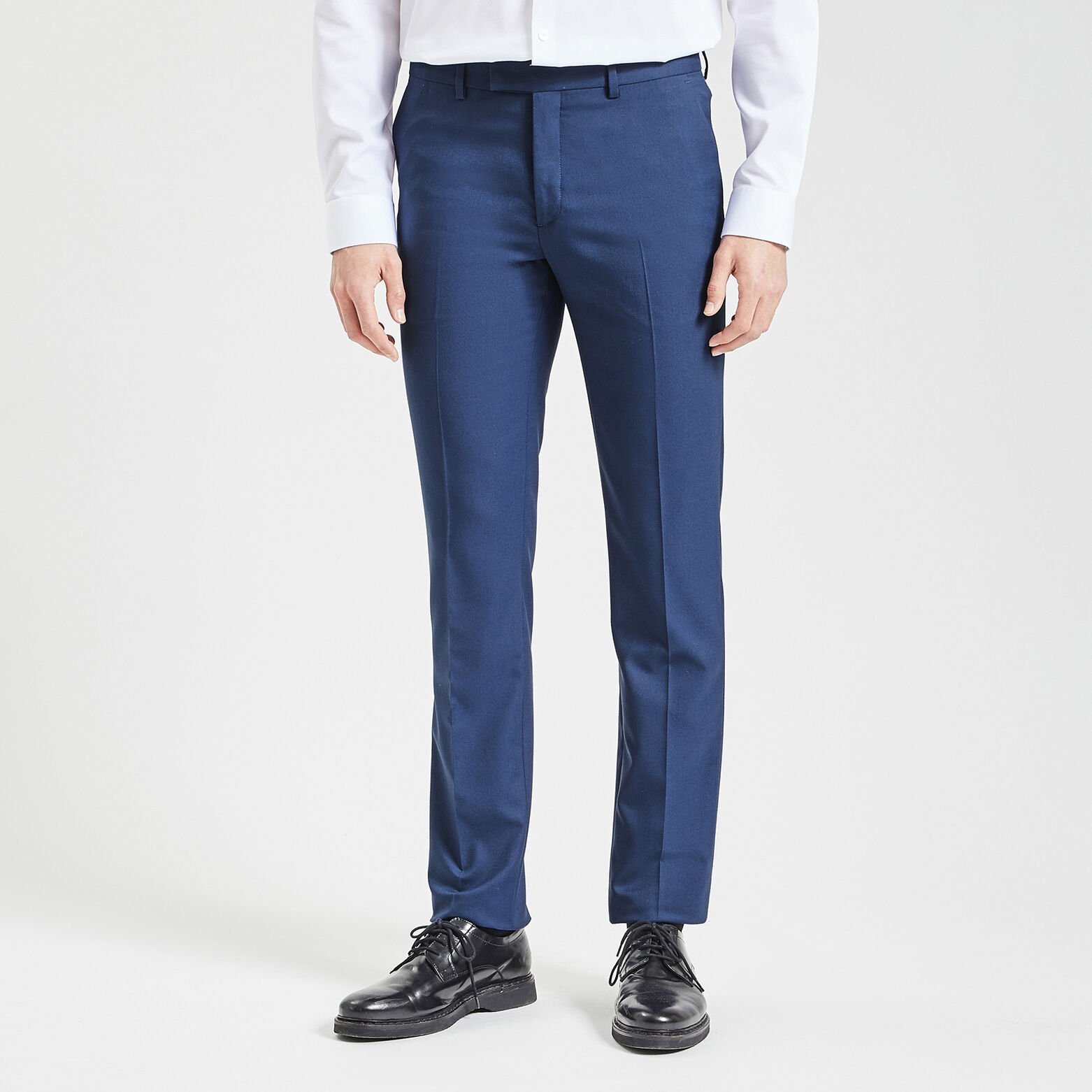 Pantalon de costume slim Bleu moyen