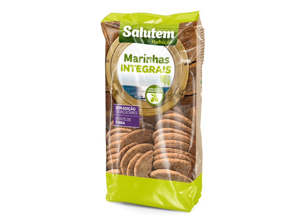 BOLACHAS SALUTEM MARINHAS INTEGRAIS 200G