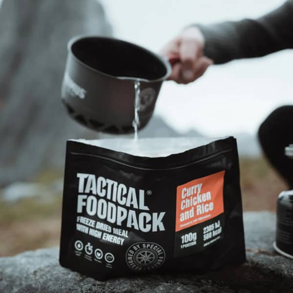 Repas lyophilisé TACTICAL FOODPACK FOODPACK CURRY CHICKEN AND RICE 100G