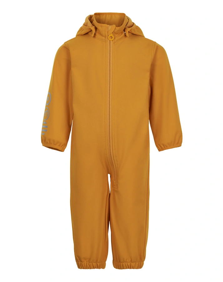 Softshell-Overall SOLID 20 mit Kapuze in gelb