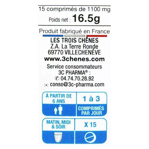 3C Pharma Sinuxin 15 comprimés