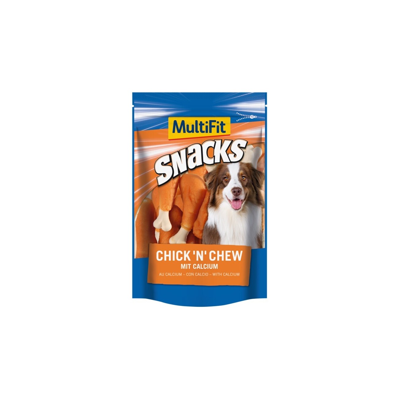 MultiFit Snacks Chick'n Chew Calciumknochen 2x100 g