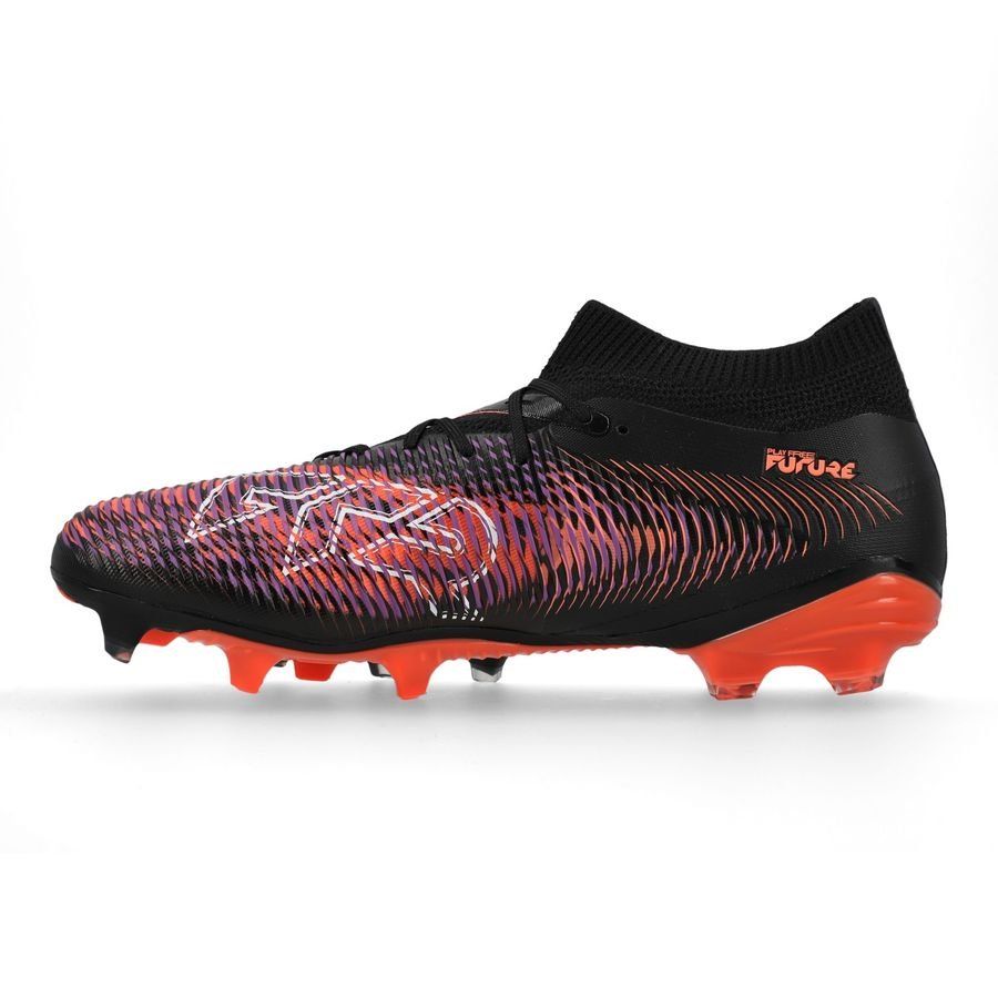 PUMA Future 8 Match FG/AG Unlimited - Noir/Blanc/Glowing Red Femme