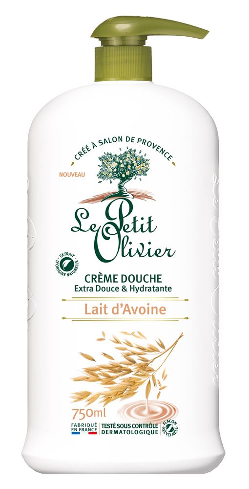 LE PETIT OLIVIER Duschcreme Extra Sanft & Feuchtigkeitsspendend Hafermilch Fl 750 ml