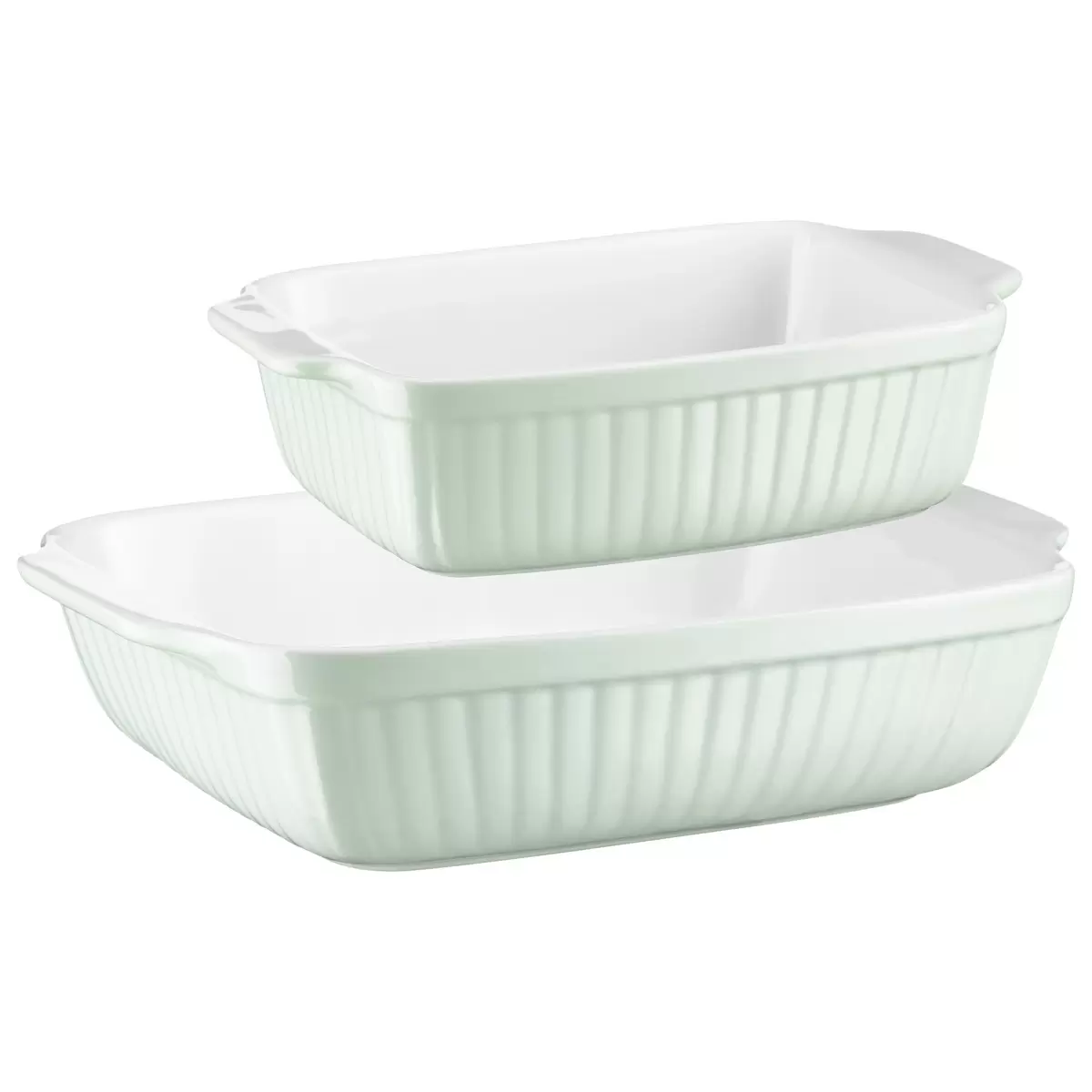 Auflaufform 2er Set KITCHEN TIME grün
