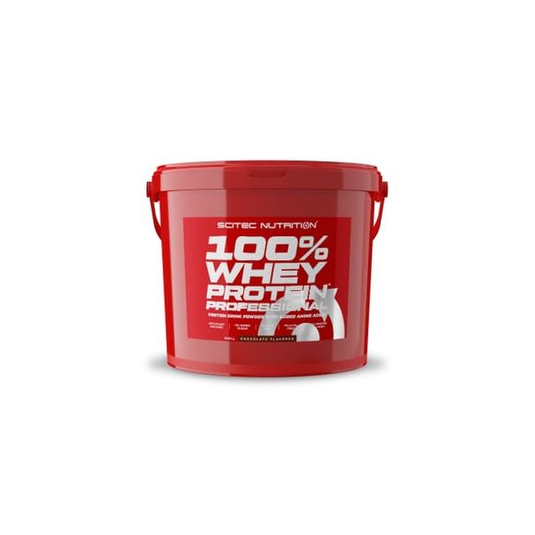 Scitec Nutrition 100% Whey Protein Professional 5000g Chocolate-Branco-Morango