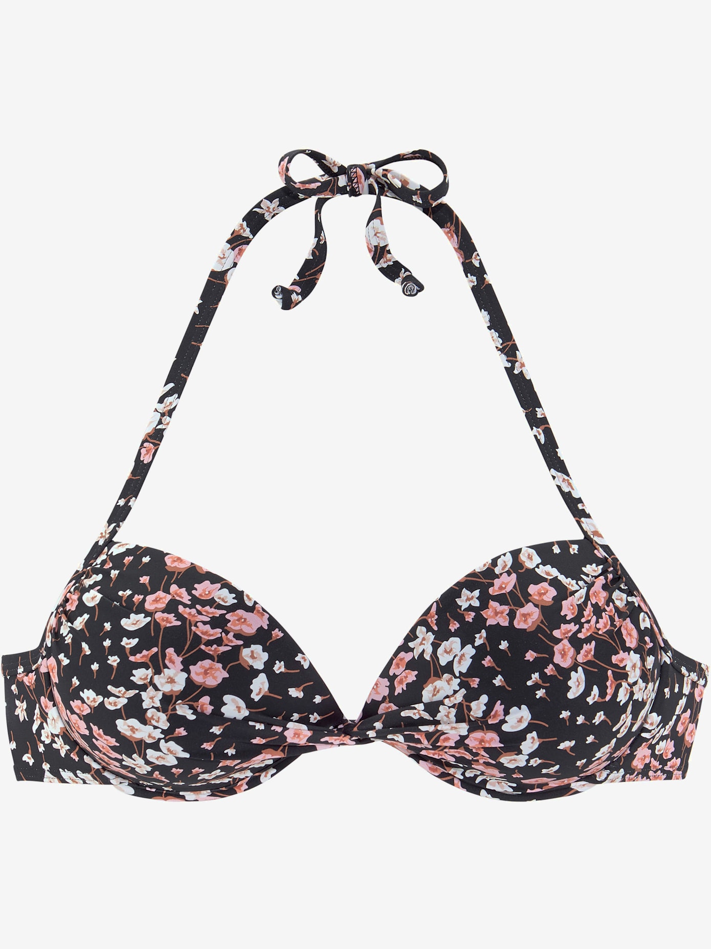 Haut de bikini push-up imprimé fantaisie