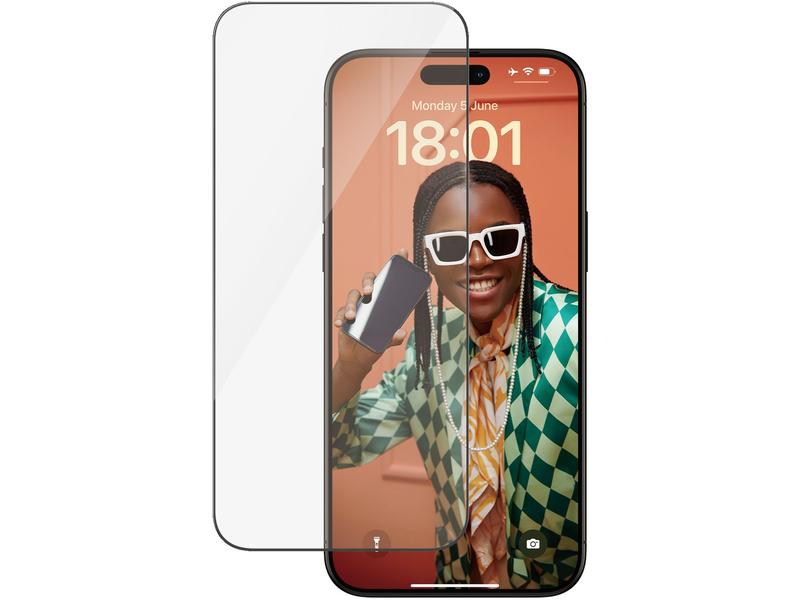 Panzerglass Displayschutz Ultra Wide Fit iPhone 15 Pro Max Display-Schutzfolie mit Applicator für das Apple iPhone 15 Pro Max