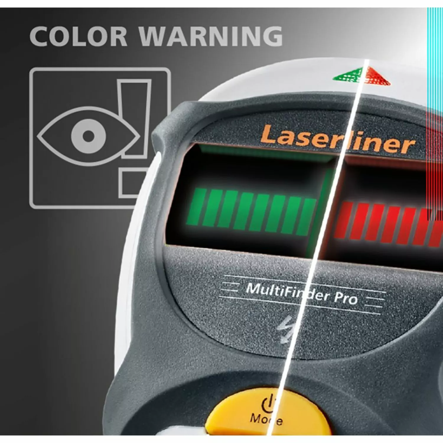 Laserliner MultiFinder Pro Universele Detector - Hout/Metaal/Koper/IJzer