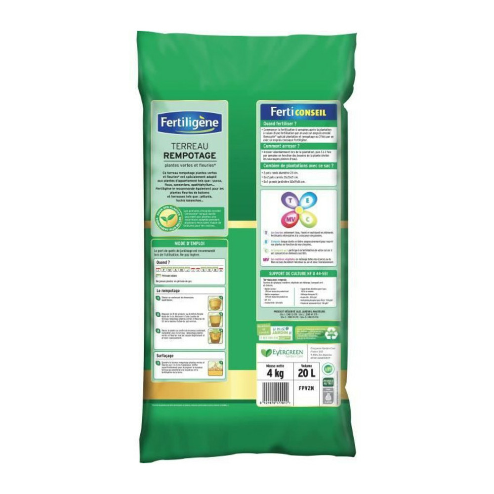 Terreau rempotage - 20 l