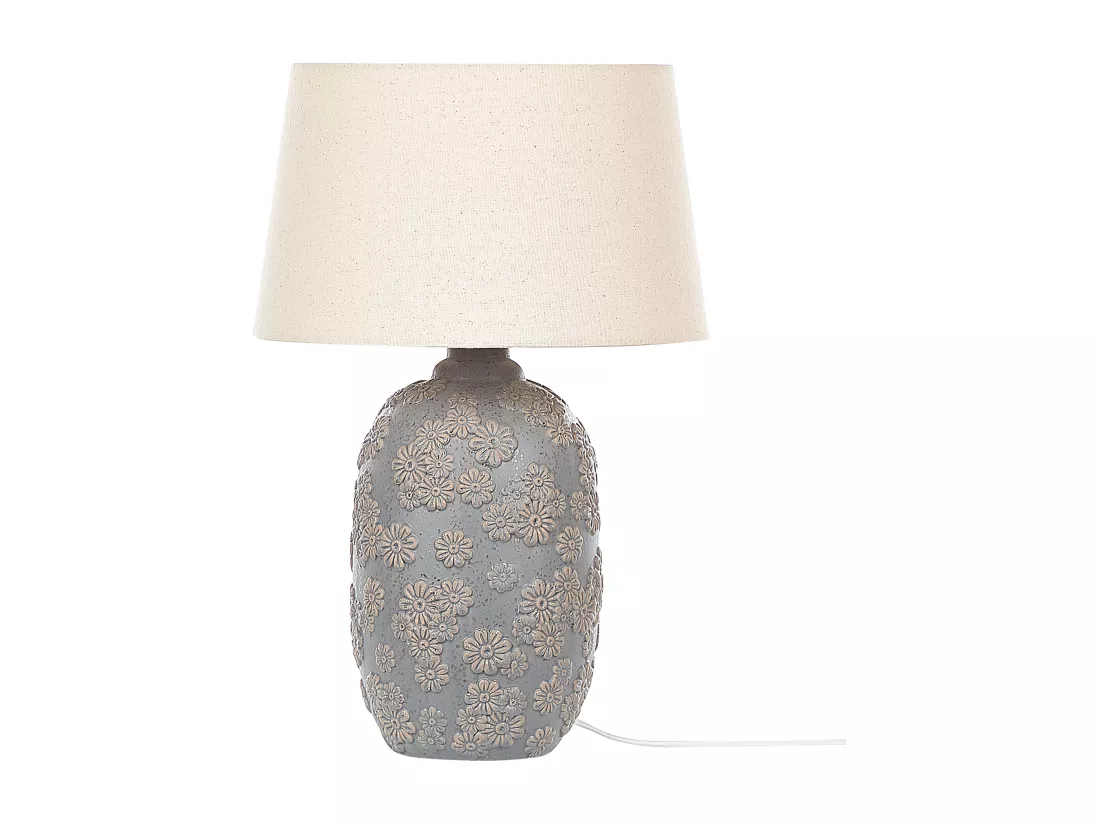 Lampe à poser FERREY Céramique Gris