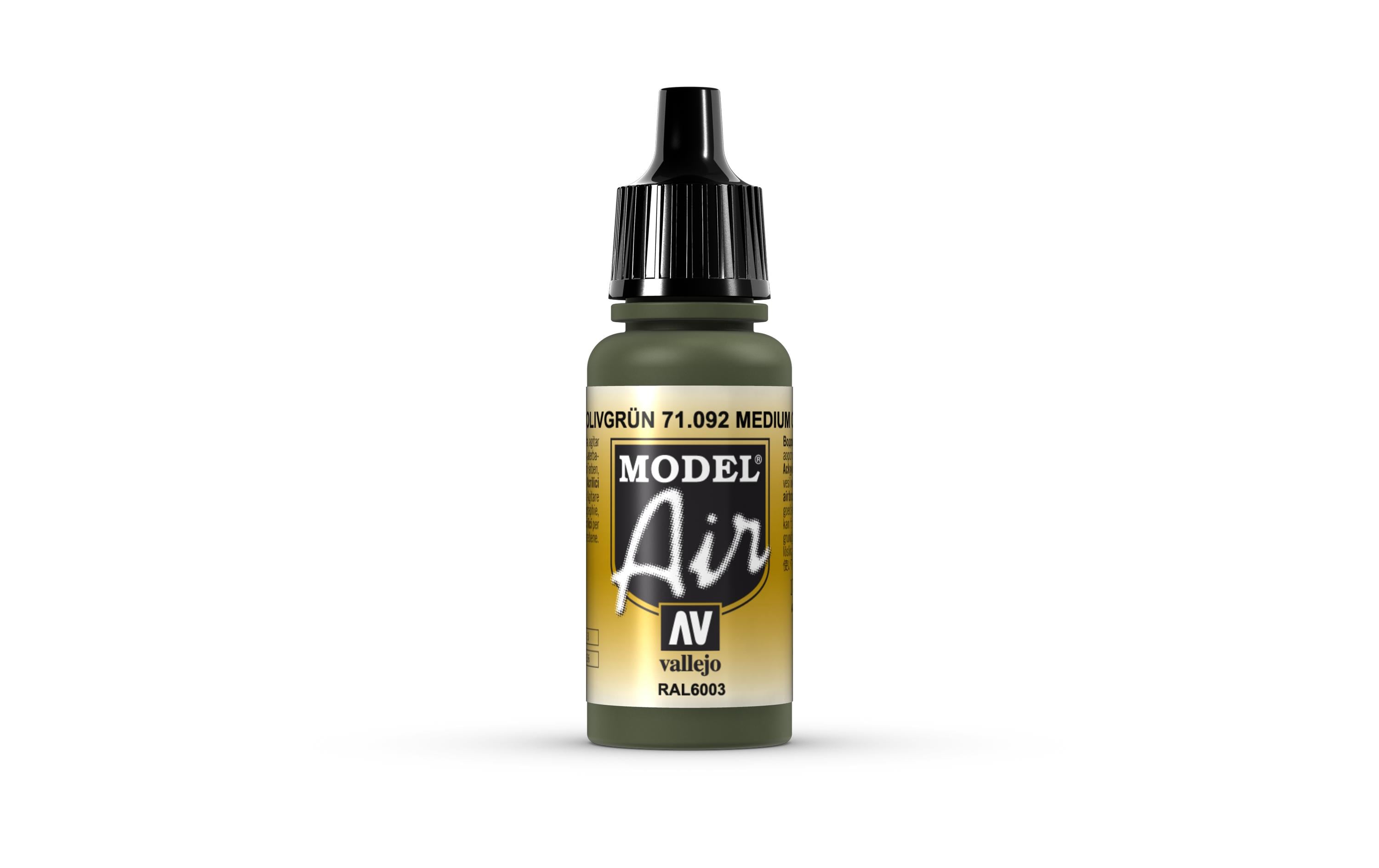 Airbrushfarbe Medium Olive 17 mlAcryl Model Air Color für Airbrush