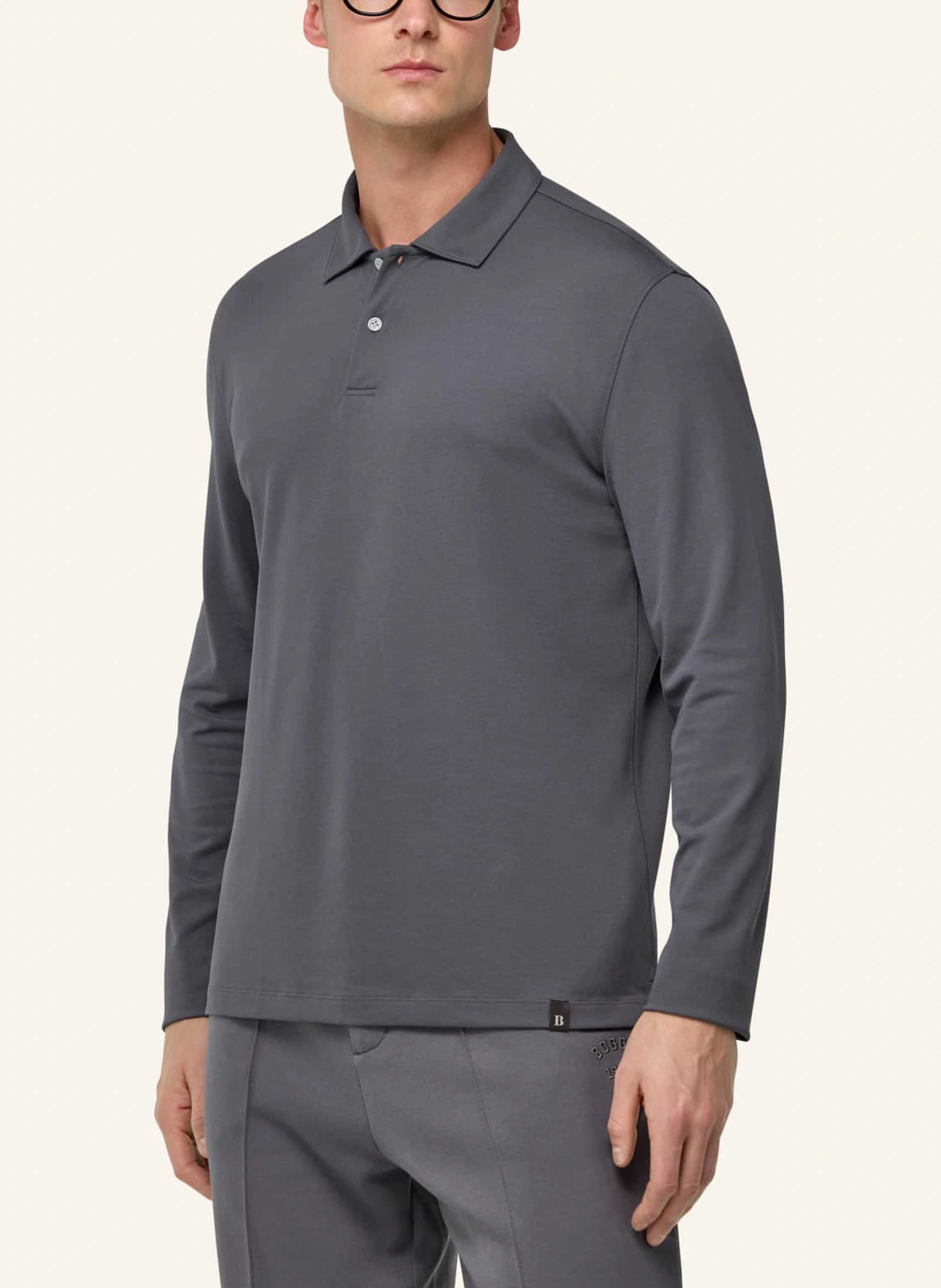 BOGGI MILANO Piqué-Poloshirt