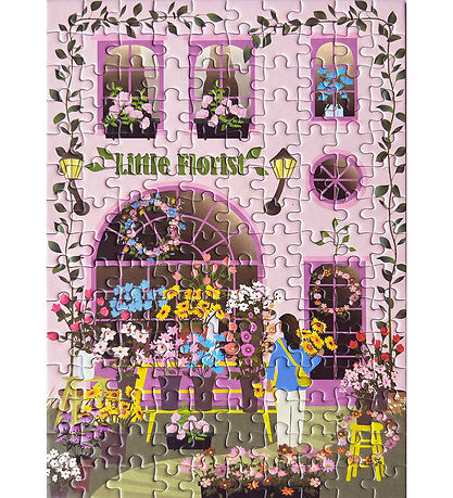 Vissevasse Puslespil - 15x21 cm - 150 Brikker - Little Florist