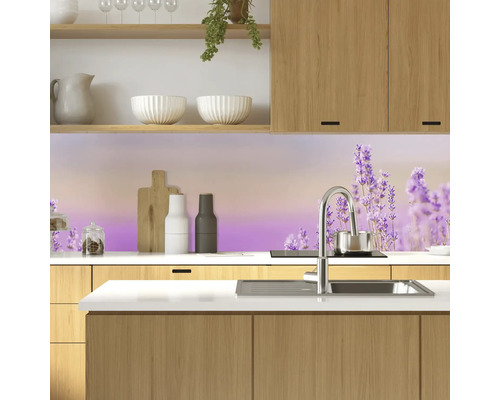 Keukenachterwand mySpotti Profix lavendelveld 100 x 60 cm PX-10060-1034-HB