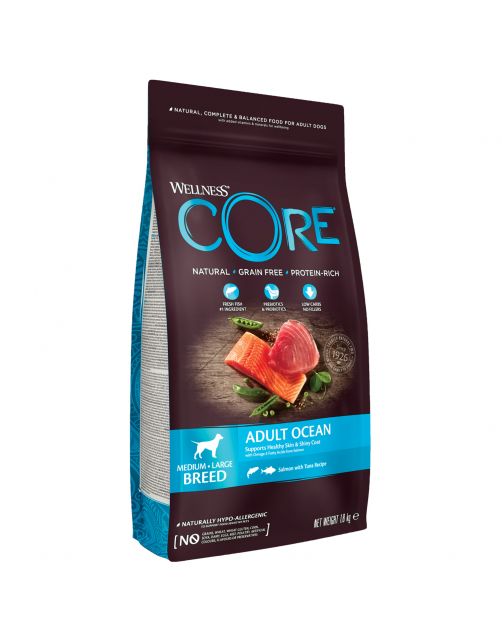 Wellness Core Grain Free Dog Ocean Zalm&Tonijn - Hondenvoer