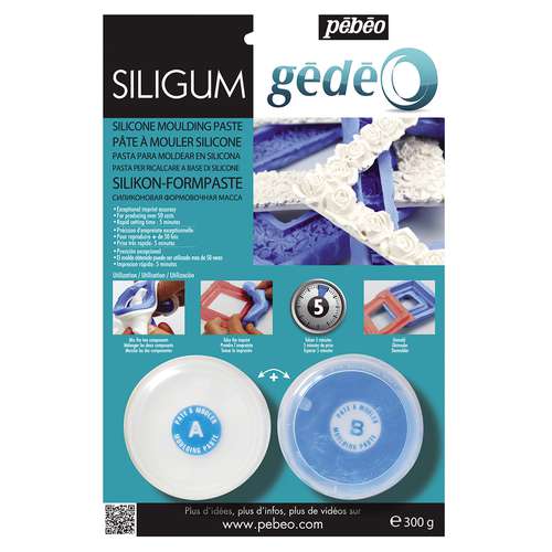 gédéo Siligum Formenmasse mit Zweikomponenten-Silikon