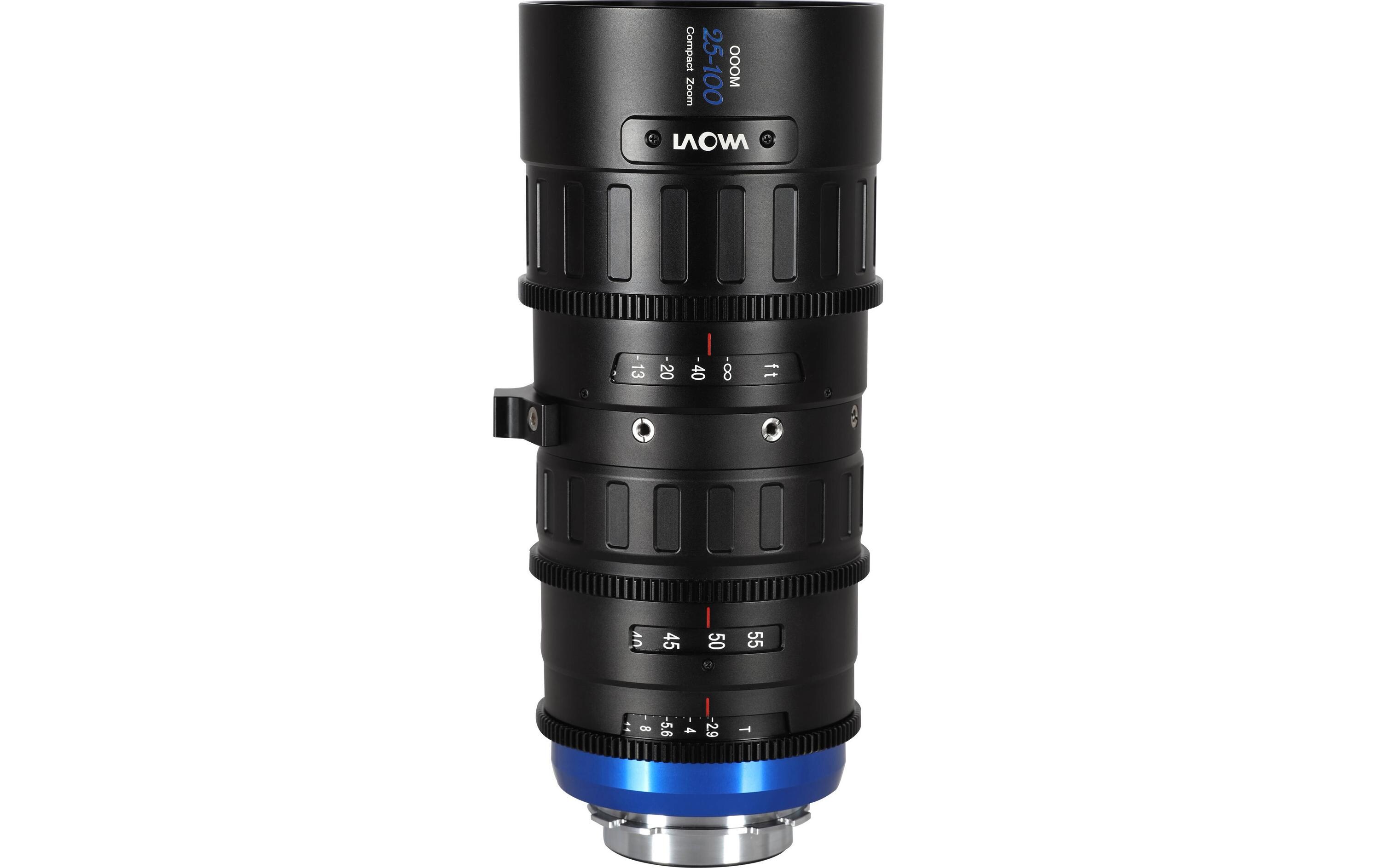 Zoomobjektiv OOOM 25-100 mm T/2.9 Cine (Feet) Kit Arri PL<br>Festbrennweite mit umfassendem 4x Zoombereich