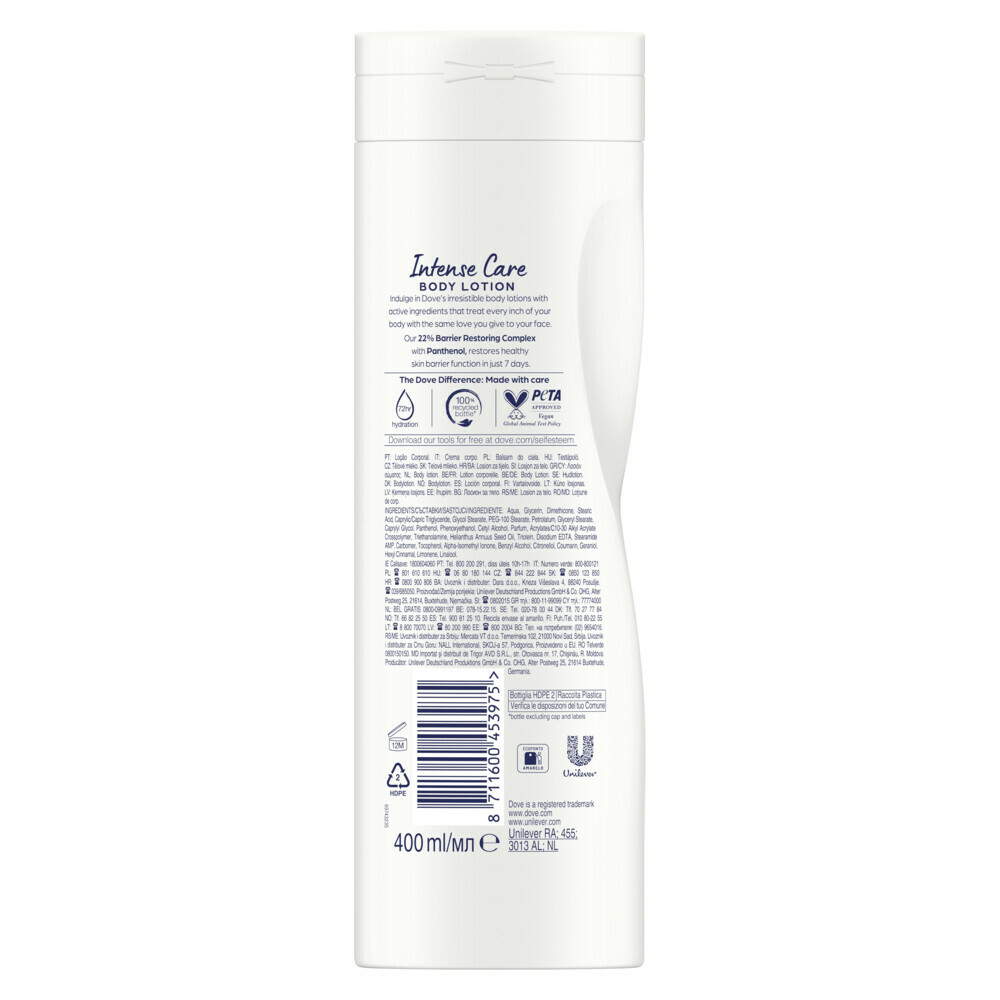 Dove Bodylotion Intense Care400 ml