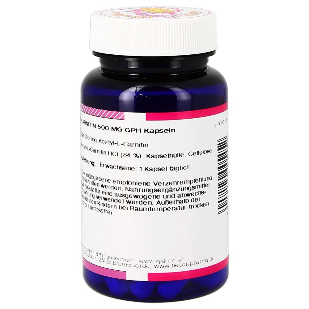 GALL PHARMA Acetyl-L-Carnitin 500 mg GPH Kapseln