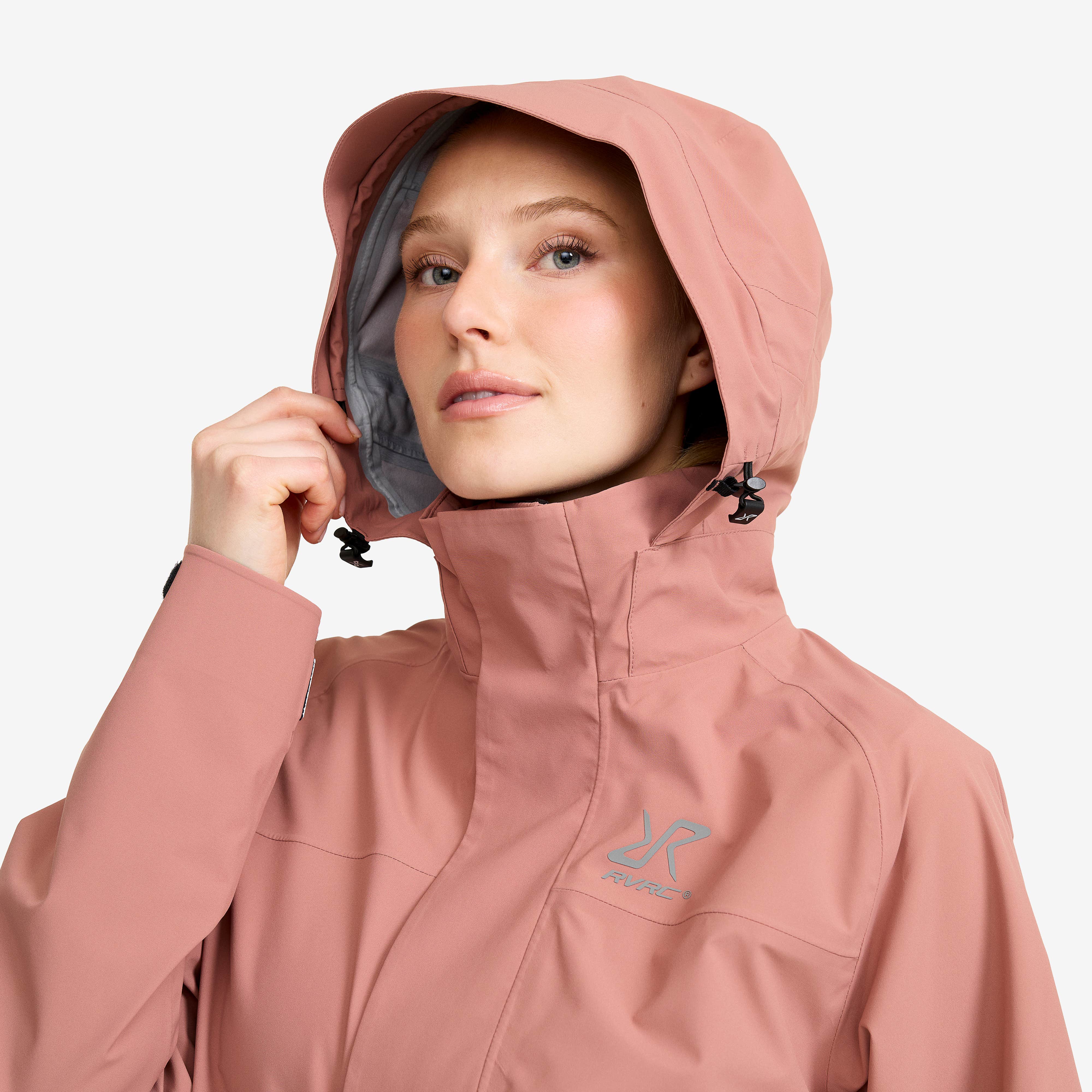 Cloud 3L Long Shell Parka Dame Pink Wood